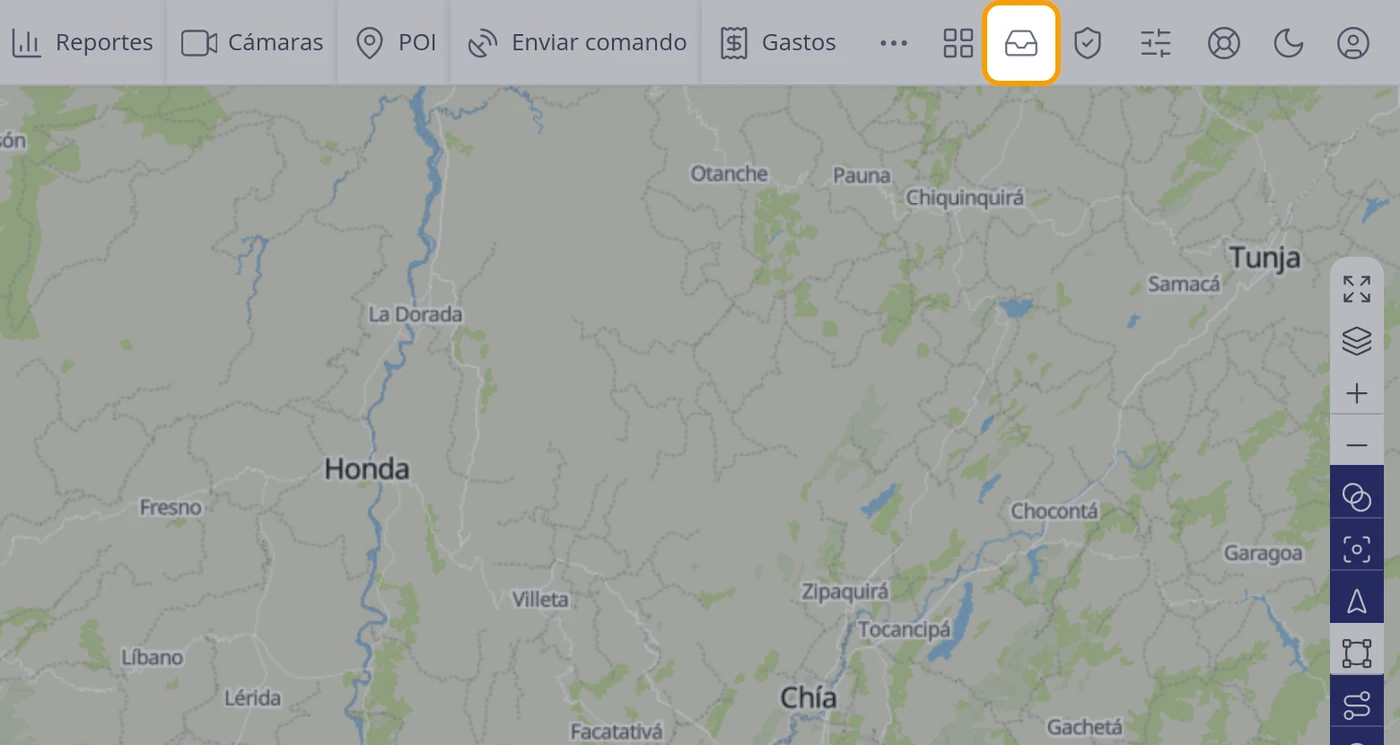 Paso 1: Pulse el icono del centro de notificaciones