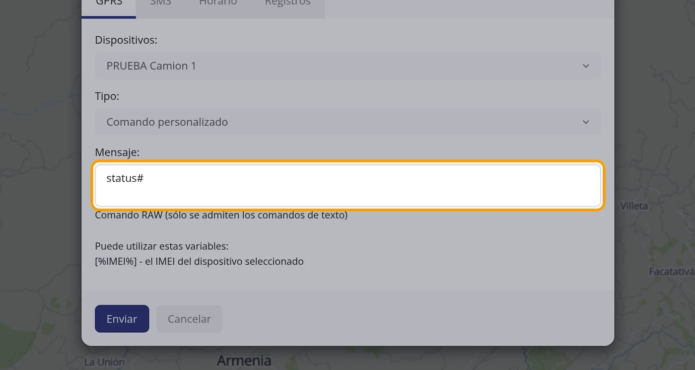 Paso 7: Escriba la orden