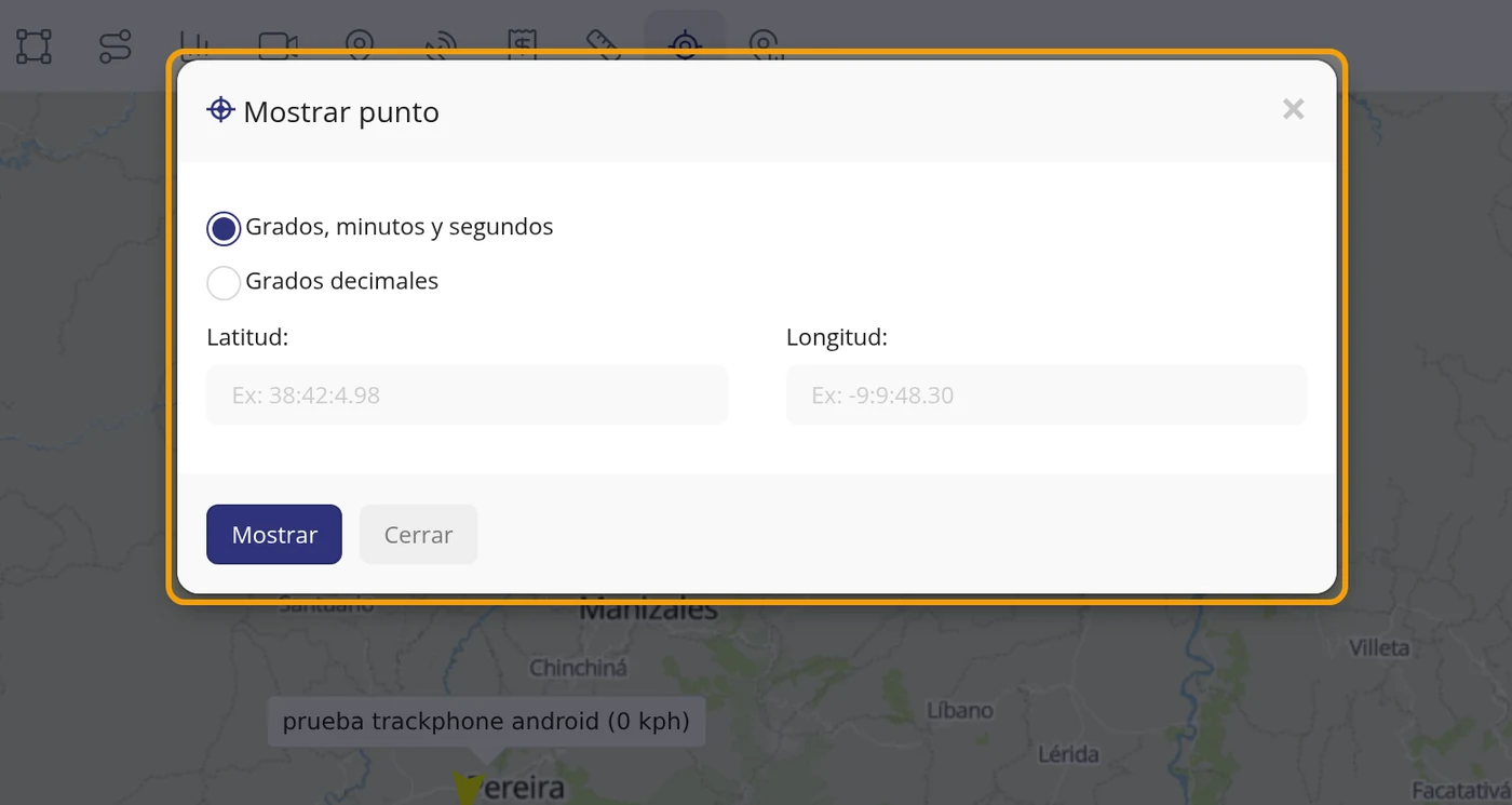 Paso 14: Mire cómo hay que escribir las coordenadas