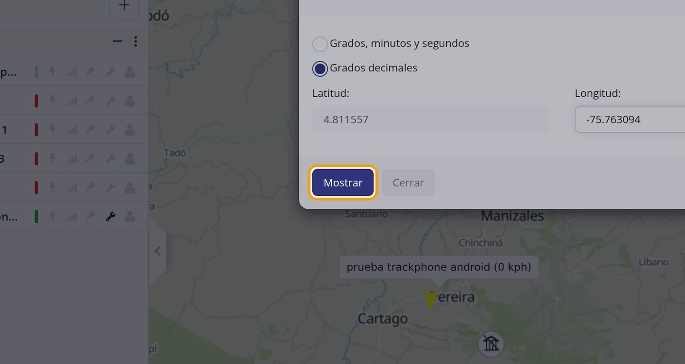 Paso 17: Pulse Mostrar