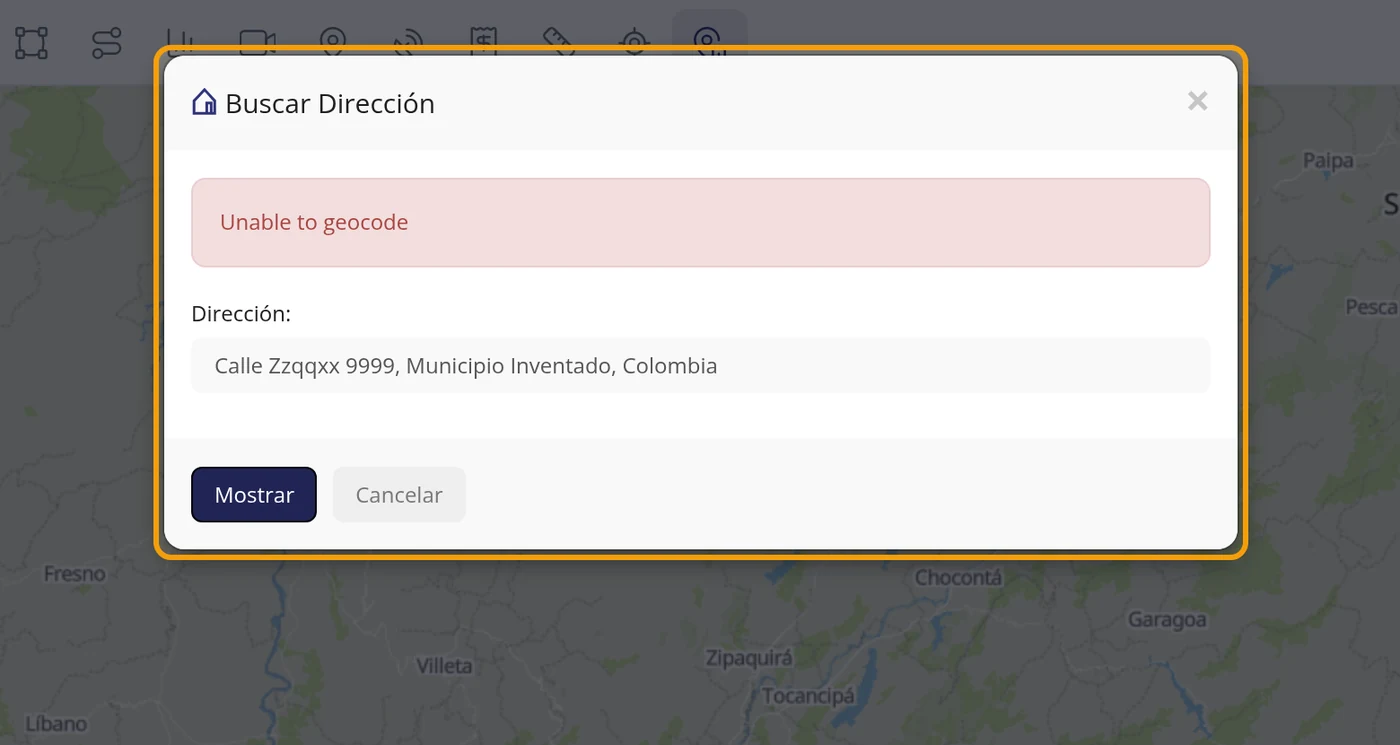 Paso 27: Qué pasa si la dirección no existe