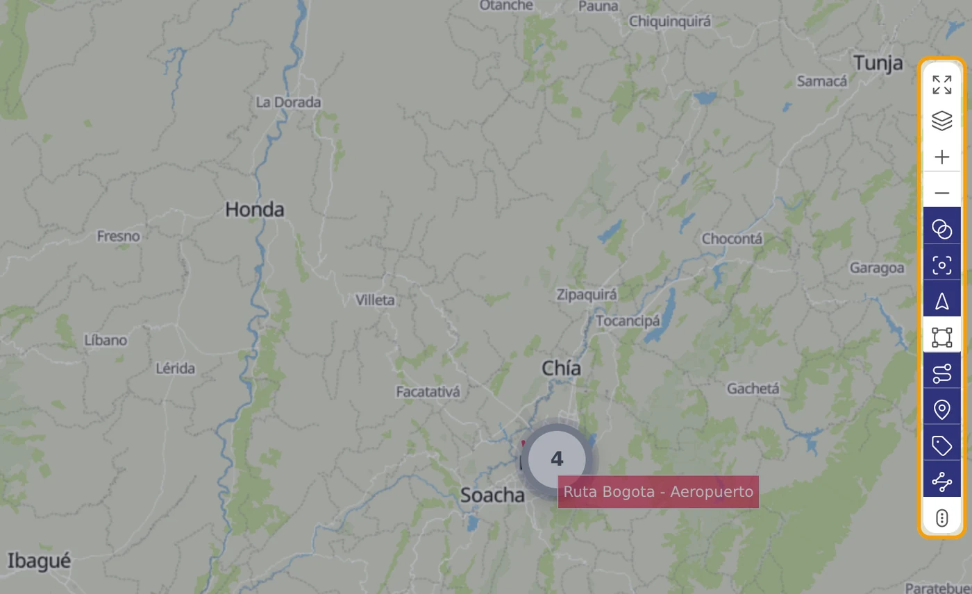 Paso 33: Conozca los mandos del mapa