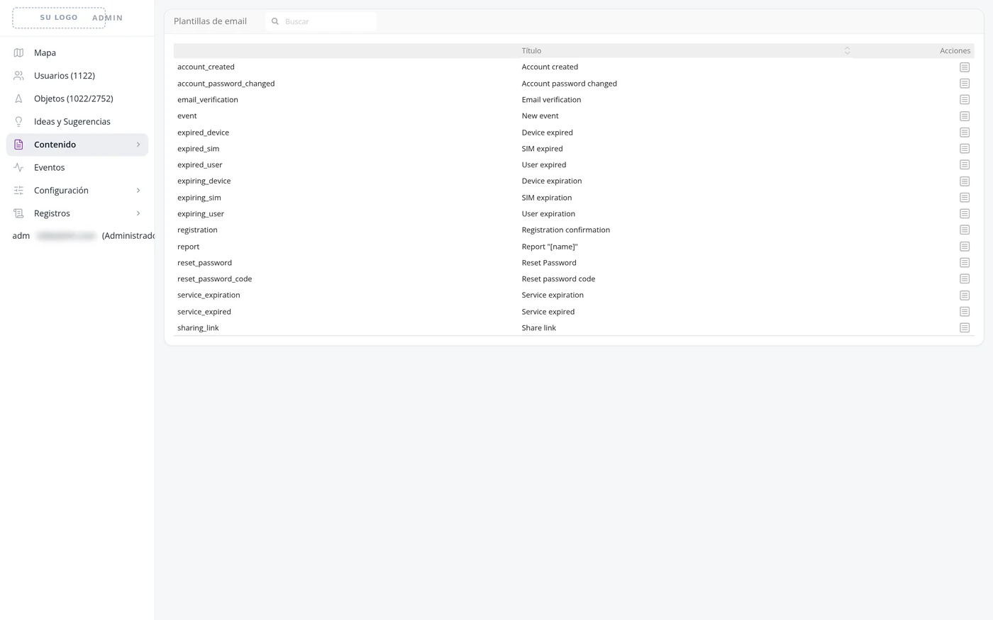 Paso 2: Abra Plantillas de email