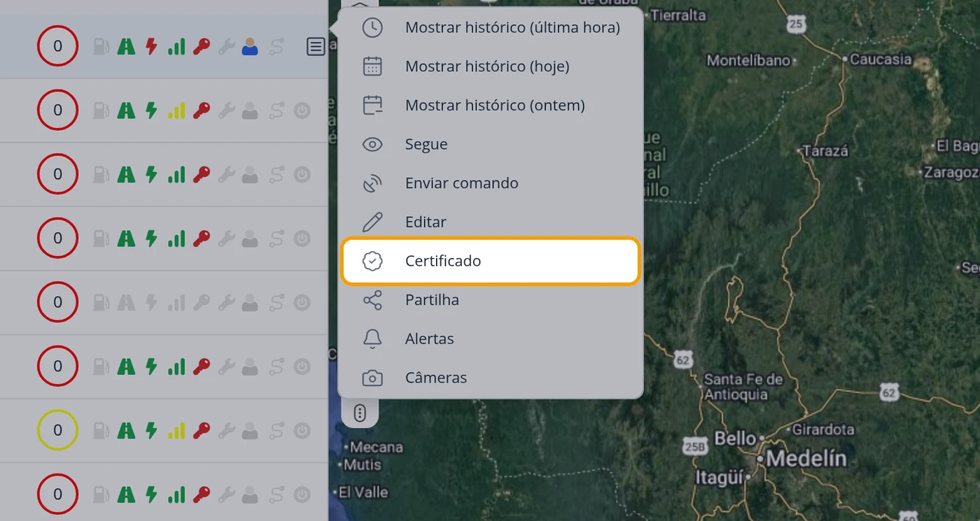 Escolha Certificado