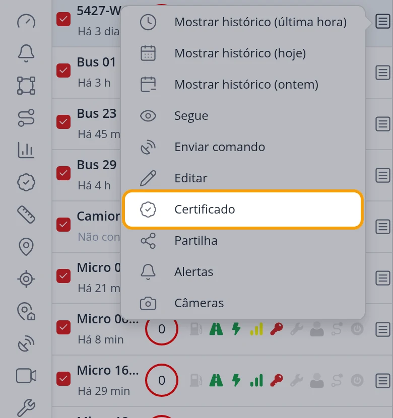 Pelo celular, igual