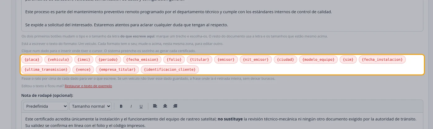 Escreva o texto do documento