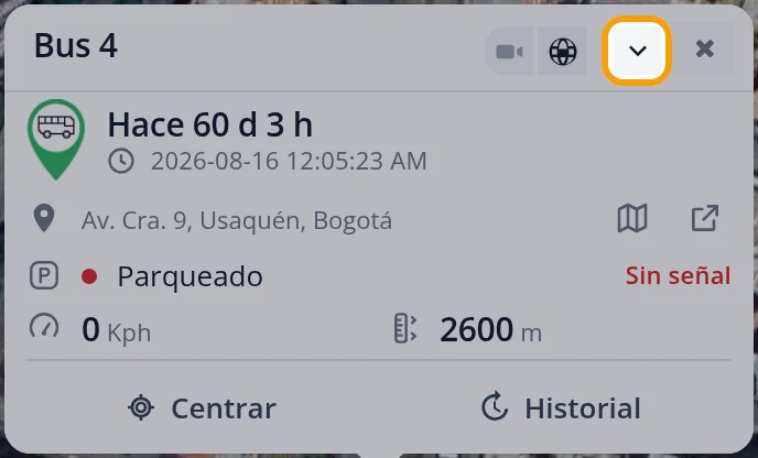 Clique em Ver tudo, em cima à direita do balão