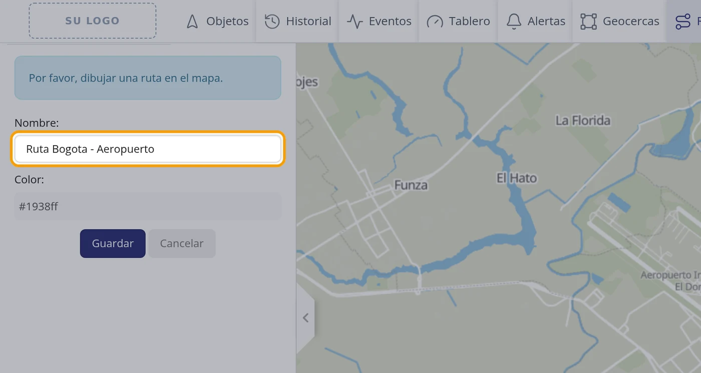 Paso 5: Escriba el nombre del camino